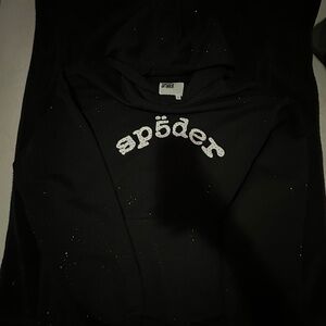 Black vvs Spider Hoodie
